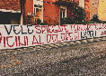 Tragedia a Scampia, striscione di solidariet&agrave; dagli ultras dell'Ancona | FOTO