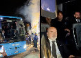 E' arrivato il pullman del Napoli a Torino! Accoglienza fantastica tra tantissimi tifosi | VIDEO CN24