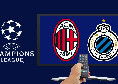 Dove vedere Milan-Club Brugge in Tv e streaming: Sky, Amazon o TV8?