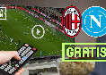 Dove vedere Milan-Napoli gratis? Splendido annuncio di DAZN: ecco come vederla gratuitamente