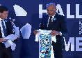 Spalletti entra nella Hall of Fame: &quot;Ho portato un cimelio dello scudetto a Napoli, erano ossessionati per la vittoria!&quot;