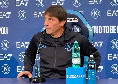 Conte in conferenza: "Champions obiettivo minimo, non firmerei! Mercato? Ecco cos'ho chiesto alla società. Politano recuperato, Lukaku al top della forma" | VIDEO