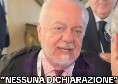 Aurelio De Laurentiis ospite al Cavaliere Rome Hotel: &quot;Nessuna dichiarazione&quot; | VIDEO