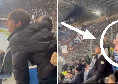 Napoli-Inter, tra i tifosi anche un ex azzurro e famiglia: pazza esultanza al gol di Billing | VIDEO