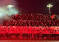 Ultras Napoli, striscione per celebrare i 120 anni dell'Ancona | FOTO