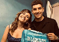 Di Lorenzo e sua moglie a teatro per assistere a &quot;SereNata a Napoli&quot; | VIDEO