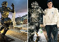 Geolier si regala una fantastica statua di Maradona a casa sua | FOTO