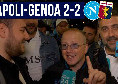 Napoli-Genoa 2-2, guardate la reazione dei tifosi napoletani allo stadio | VIDEO