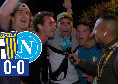Parma-Napoli 0-0 e Inter-Lazio 2-2, guardate la reazione dei tifosi napoletani al Tardini | VIDEO