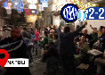 Inter-Lazio 2-2, guardate cosa &egrave; successo in strada a Napoli | VIDEO