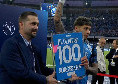 Napoli-Cagliari: Olivera premiato per la 100esima presenza in azzurro | FOTO