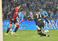 Napoli Cagliari 0-0: manata di Makoumbou a Raspadori. Si accende mini rissa con due gialli