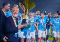 Premiazione Scudetto, la gaffe di De Laurentiis che strappa sorrisi a tutti