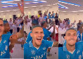 &quot;Pedro, Pedro...&quot;, nello spogliatoio del Napoli si balla sulle note di Raffaella Carr&agrave; | VIDEO
