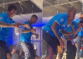 Festa scudetto Napoli, Di Lorenzo e Spinazzola scatenati aprono le danze | VIDEO