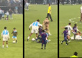 David Neres, che risate! Gioca a calcio con i figli dei calciatori del Napoli dopo la festa! | FOTO