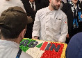 Quarto scudetto e compleanno De Laurentiis: le due torte a tema della doppia festa in tribuna al Maradona | FOTO E VIDEO