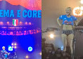 Serena Brancale scatenata in concerto a Napoli con la scenografia scudetto: &quot;Vorrei rinascere napoletana&quot; | VIDEO