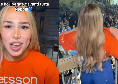 Krippy Mami a Napoli: la modella di Onlyfans si spoglia per lo scudetto | VIDEO