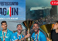 Festa Scudetto Napoli, la parata coi bus scoperti in diretta video su CalcioNapoli24 TV: live domani dalle 12!