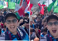 &ldquo;I campioni dell&rsquo;Italia siamo noi!&rdquo;, Di Lorenzo scatenato oggi sul pullman | VIDEO