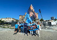 Club Napoli Ischia, festa Napoli e la scomparsa della bandiera durante la parata | FOTO