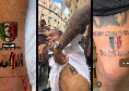 Di Lorenzo, Mazzocchi e Ngonge, tatuaggio per il 4&ordm; scudetto del Napoli! | FOTO