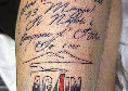 Repice ed il tatuaggio: &quot;Non so che dire&hellip; siete dei pazzi ma vi amo tutti&quot; | FOTO