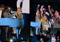 Ngonge e Politano sul palco al concerto di Gigi D'Alessio, Matteo fa partire un coro con tutto il Maradona! | VIDEO CN24