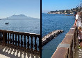 Napoli, risveglio da sogno per Dries e Ciro Mertens: panorama mozzafiato! | VIDEO