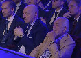 Sorteggio calendario Serie A Napoli 2025-2026, presente anche De Laurentiis: accanto a lui Marotta