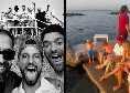 Ciro e Dries Mertens a Ischia, tramonto e cena con tanti amici al Seaside | VIDEO