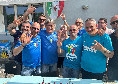 Club Napoli Pinerolo, festa grande per lo Scudetto: parte il coro, emozioni forti! | VIDEO E FOTO
