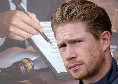 Gli avvocati di De Bruyne arrivano domani in Italia! Sky: ultimi cavilli da risolvere sui diritti d'immagine