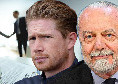 Il Mattino: De Bruyne ha ceduto a De Laurentiis il 100% dei suoi diritti d'immagine