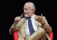 De Laurentiis: &quot;Bisogna mettersi in testa quello che dice Antonio Conte, amma fatica'! Le cose non te le regala nessuno, ecco perch&egrave; ho avuto successo nel mondo del calcio&quot;