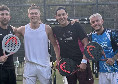 Mazzocchi gioca a padel con un ex Napoli e un centravanti della Roma | FOTO