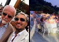 De Laurentiis al matrimonio di Politano: Ã¨ al tavolo con un procuratore, ecco chi! | FOTO