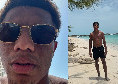 Vacanze paradisiache per David Neres, ecco dove le sta trascorrendo | FOTO