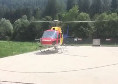 De Laurentiis in viaggio verso Dimaro: sta arrivando in elicottero