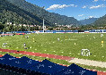 Ritiro Dimaro Napoli 2025, giorno 1: lo staff di Conte prepara il campo, ecco Simeone-Olivera! | DIRETTA VIDEO