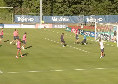 Ritiro Dimaro Napoli 2025, giorno 1: finisce 2-0 per i blu, il primo gol è di Raspadori! Ora lavoro atletico con Coratti | DIRETTA VIDEO