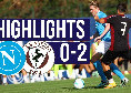 Highlights Napoli Arezzo 0-2: gol e sintesi della partita amichevole a Dimaro | VIDEO