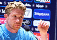 De Bruyne: "Ho scelto Napoli per vincere il mio 25esimo titolo, con Conte mi fa male ogni muscolo. Ci giochiamo lo scudetto con 6 squadre, Grealish forse..."