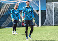 Doppia seduta di allenamento al Training Center di Castel Volturno: il report della SSC Napoli