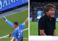 Lucca prova l'acrobazia e Conte si arrabbia: DAZN svela il labiale in panchina