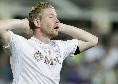 Il Napoli espugna Firenze, il commento di Kevin De Bruyne sui social