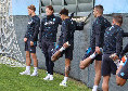 SSC Napoli, il report dell'allenamento di oggi a Castel Volturno