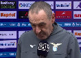 Lazio, Sarri: "Stagione devastante! Ora vogliamo fare partite vere, speriamo di recuperare gli infortunati"