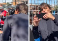 Pisa-Napoli 0-3, Antonio Conte festeggia con i tifosi a fine partita | VIDEO